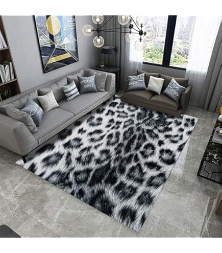 Amazon｜おしゃれ アニマルデザイン カラー ラグ アニマル柄 ゼブラ柄